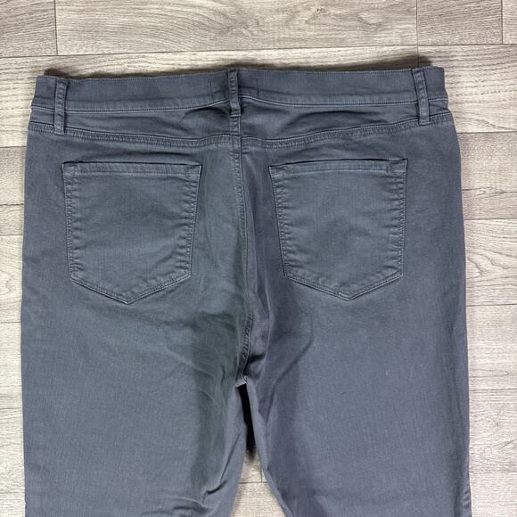 LOFT Modern Skinny Jeans High Rise Stretch Slate Gray sz 32/14 - Picture 7 of 7